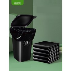 질긴 특대형 쓰레기봉투 상업용 검은색 대형 봉투, 6. 50x60 100개 7g, 강화형