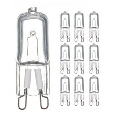 10Pcs 220V 오븐 전구 G9 고온 기선 빛 조명, 02 28W