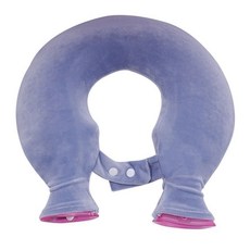 加厚熱水袋 暖宮袋 熱敷袋 防爆 注水式暖暖袋, （藍色）水晶毧布套 隨機顔色防爆内膽