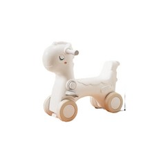 寶寶多功能二合一搖搖馬 溜溜車, 滑行車 - 棕色, 1個