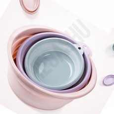 세숫대야 플라스틱대야 빨래대야 폴딩 지름 28cm