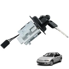 쉐보레 카발리에 2000 2001 2002 20003 2004 2005용 폰티악 선파이어 2000-2005용 자동 변속기용 점화 스위치 잠금 실린더 2개 키 프로그래밍 지