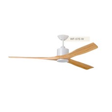 楓光 57吋DC變頻吊扇 鴛鴦系列六段變速遙控, WF-57E-W珠珠白梧桐木