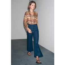 [국내발송] ZARA 여성 JEANS ZW COLLECTION WIDE LEG 하이웨이스트 - 블루 358243