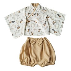 Augelute 嬰幼兒和服套裝 兩件式造型服