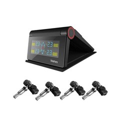 胎王TPMS 2026新款多角度雙擺放胎內式胎壓偵測器, 1個, 一套