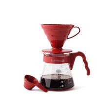 하리오 드립세트 VCSD-02R 레드, 1개, 단품