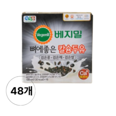 정식품 베지밀 뼈에좋은 검은콩깨쌀, 190ml, 48개