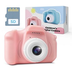 RTeG 어린이 디지털 토이카메라 KD1000 + SD카드 16G 세트, KD1000(인디핑크), 1개