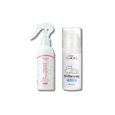 汪咪博士 超值黃金組合 (寵物專用淨味乾洗澡 + 貓粉刺極淨調理慕斯) 免沖水 (幫助平撫下巴粉刺分解油質), 1個, 花漾(新裝上市)+貓粉刺極淨調理慕斯