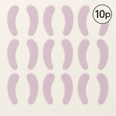 덴코 위생 방수 극세사 붙이는 변기시트 커버, 퍼플, 10개