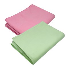 JWK 국산 초극세사 스포츠타월 2종 세트 Green + Pink 2장 (40 x 90 cm), 2개, Green Pink