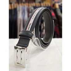 루이까스텔 남성 자동 C로고소가죽 벨트 7MDBT937, 네이비[N]