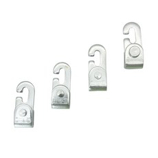 헤비 타입 텐트 잠금 후크 안전한 야외 캠핑 하이킹 장비를 위한 내구성 텐트 패스너 신속 출시, 4pcs