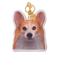 모스키노 도그 모티프 키링