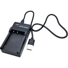 비브랜드 USB 배터리 충전기 파나소닉 HC-V180 HC-V180K 캠코더 호환, 1 x USB 충전기