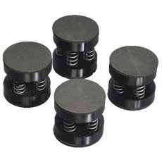 호환용 4 조각 HiFi 충격 스파이크 알루미늄 합금 스프링 댐핑 패드 오디오 CD와 호환 HiFi 증폭기 스피커 턴테이블 플레이어, 표시된 대로