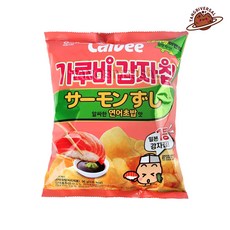 가루비 감자칩 연어초밥, 96g, 1개