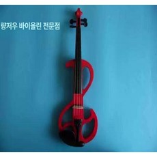 전자 일렉 바이올린 입문용 레슨 사일런트 초보자, 1개, D형 레드, 기본 모델명/품번