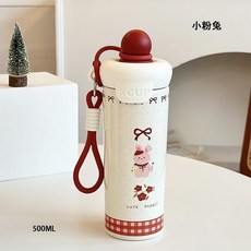 Tonggu baby 卡通兒童保溫杯 316不鏽鋼水杯, 紅色 - 浮球 500ml, 1個