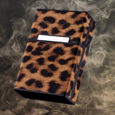 여자 명품 고급 담배 케이스 파우치 보관함 레오파드