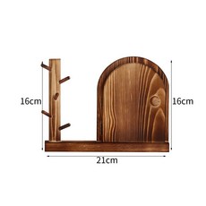 버윈 스위치 커버 장식 인테리어 우드 스위치 덮개, L