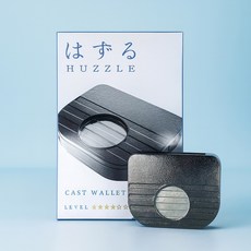 하나야마 캐스트 퍼즐 하즈루 중급 4단계 월넷, 1개, 혼합색상, 4피스