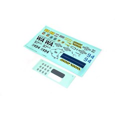 E flite 데칼 세트 F 15 64mm EDF EFL9786 트림 파일럿 스케일 어시시스