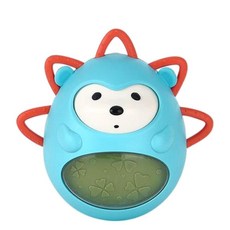 5개월 배밀이 아기 흥미 관심up 소리나는 오뚝이 오뚜기 관찰력향상 가정보육, 핑크, 1개