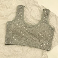 少女內衣套裝 無痕純棉固定杯運動背心
