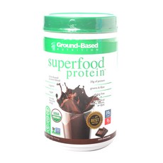 GROUND-BASED NUTRITION 超級食物富含蛋白質的巧克力, 1個, 600克