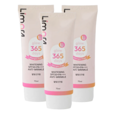 리모라 쌀빛선크림 SPF50+PA+++ 눈시림없는 알러젠프리 혼합자차 선크림, 3개, 70ml