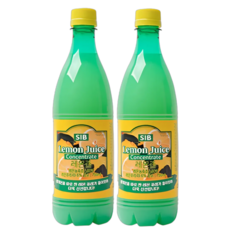 레몬 주스 농축액 원액 착즙 레몬즙 750ml 2개