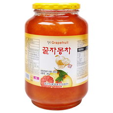자연톡 고흥 웰빙 꿀 자몽차 과일 청 액상차, 1개, 1개입, 2kg