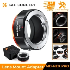 K&F Concept MD-NEX 렌즈 마운트 어댑터Minolta A6000 A7R용 Sony 카메라, 01 China Mainland, 01 소니 E-마운트, 01 Lens Minolta MD