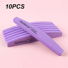 2/5/10PCS 가용 양면 네일 파일 블록 다채로운 스펀지 폴리쉬 버핑 샌딩 버퍼 스트립 광택 페디, rple 10pc