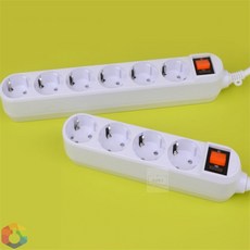 4보급창고 스위치 멀티탭 4구 6구 접지멀티탭, 6구 4.5M