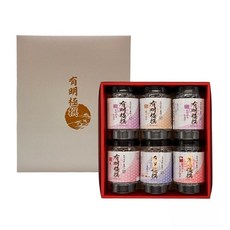 아리마해산 일번 따기 아리마극선 선물 세트 10조각 32장 × 6개(맛김 2개 명란 1개 매시소 1개 소금김 1개 구운 김 1개)