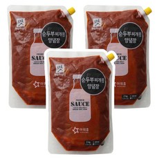 아워홈 행복한맛남 순두부찌개용 양념장, 2kg, 3개