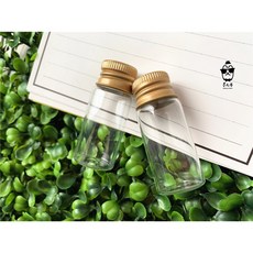 【Modago Studio】10ml鋁蓋玻璃瓶配瓶塞 (22x50mm) - 完美密封、抗揮發、防潮封存, 5個