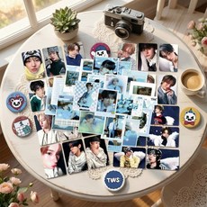 투어스 포카 24 뱃지 6 스티커 30 굿즈 TWS 포토카드 다꾸 폰꾸 노트북 꾸미기, Multi, full