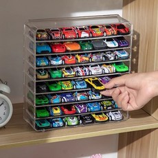 토미카 진열장 아크릴 보관 미니카 장식장 케이스 정리함, 1개