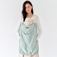 구스켓 아기띠 바람막이 워머, 민트