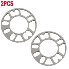 타이어 휠 부속품 124PCS 35810mm 범용 자동차 스페이서 심 플레이트 자동 어댑터 가스켓 4x100 4x108 4x114.3 5x100 5x108 5x114.3 5x120, 2PCS 8mm