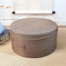 점핑매트 쿠션 운동 방석 무소음 기구 홈트 이동형 홈짐, 원형천돔 커피색