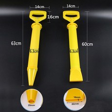 실리콘건 코킹건 소세지건 코킹 건 시멘트 라임 펌프 그라우팅 모르타르 분무기 어플리케이터 그라우트 충전 도구 주방 거실 용 4 노즐 포함, 단일옵션, 한개옵션0