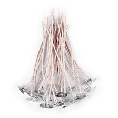 30pcs 캔들 Wicks 낮은 연기 Pre-Waxed Diy 캔들 Pre-Waxed Wicks 만들기 간장 왁스 등유 면화 왁스 라인 액세서리, 14cm-30pcs