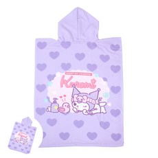 로즈밀 어린이 후드 판초타월 샤워가운 후드비치타올 어린이물놀이가운