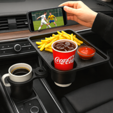 루세아 강력고정 공간활용 차량 컵홀더 트레이, 1개