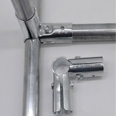 구조물제작 무용접 조인트 32mm 파이프 직각 티클램프, 1개